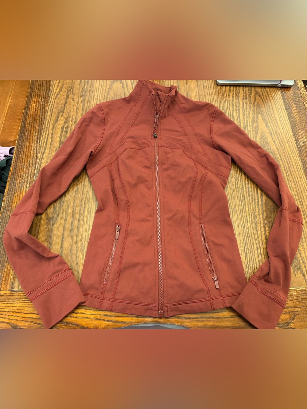 Women's Brown Define Zip-Front Jacket